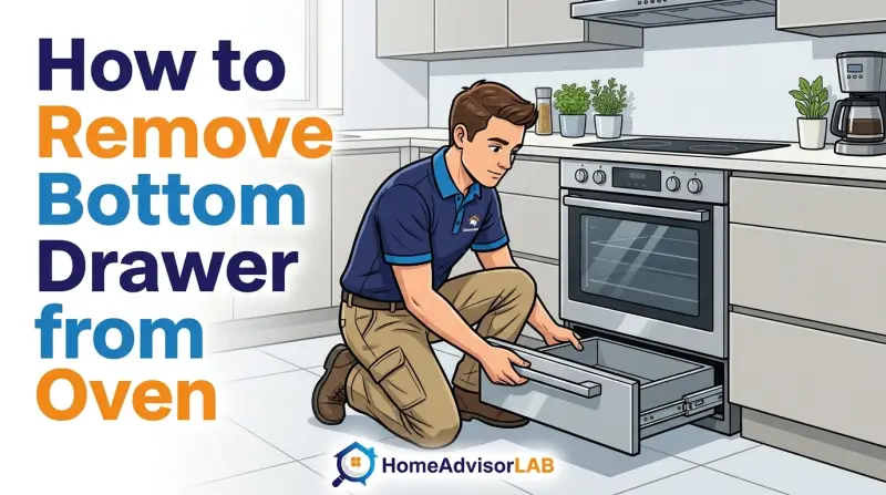 How to Remove Bottom Drawer from Oven