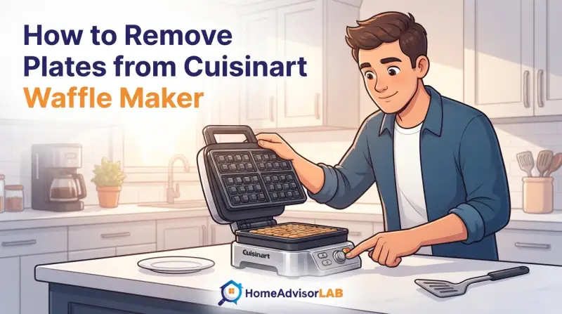 How to Remove Plates from Cuisinart Waffle Maker