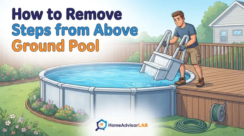 How to Remove Steps from Above Ground Pool