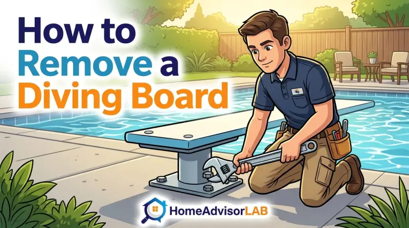 How to Remove a Diving Board