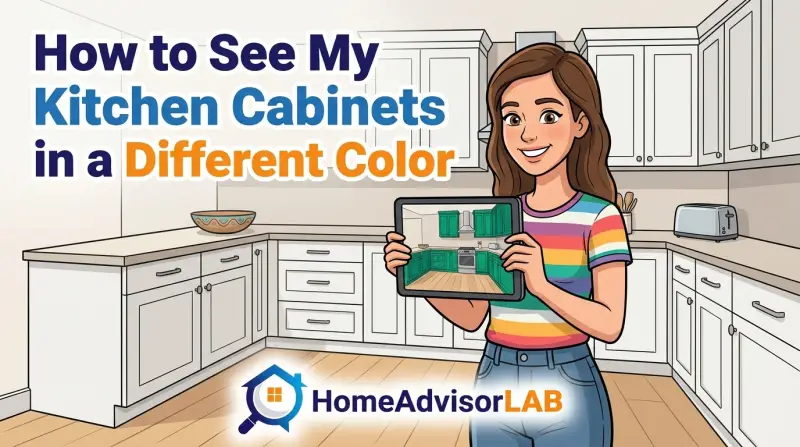 How to See My Kitchen Cabinets in a Different Color
