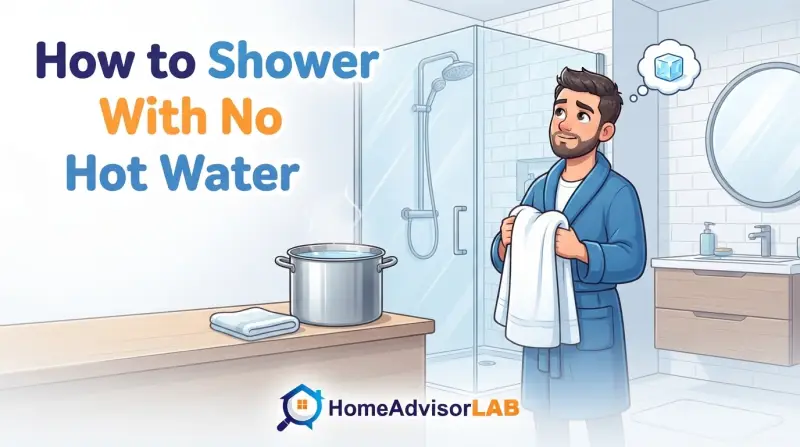 How to Shower With No Hot Water