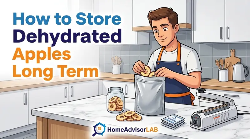 How to Store Dehydrated Apples Long Term