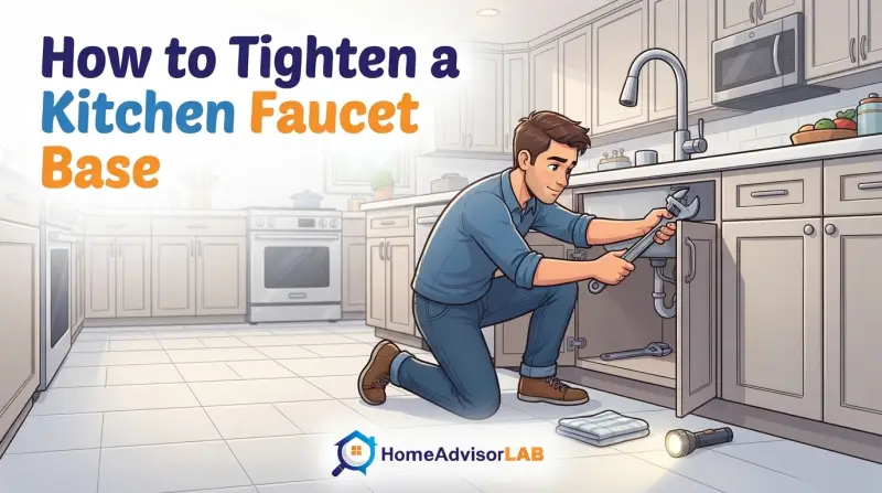 How to Tighten a Kitchen Faucet Base