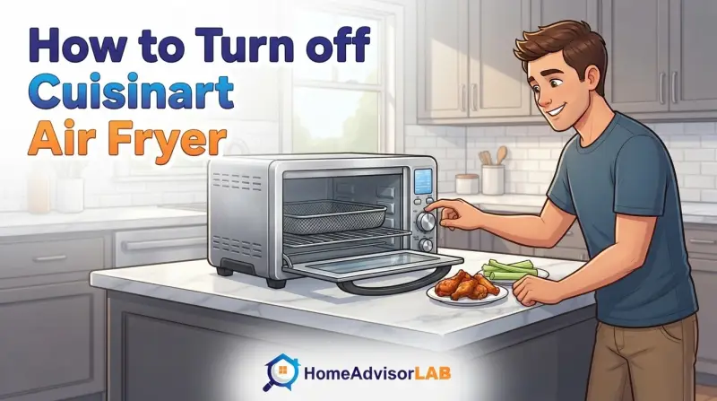 How to Turn off Cuisinart Air Fryer