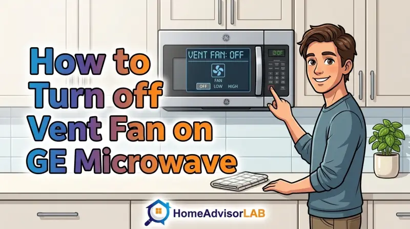 How to Turn off Vent Fan on GE Microwave