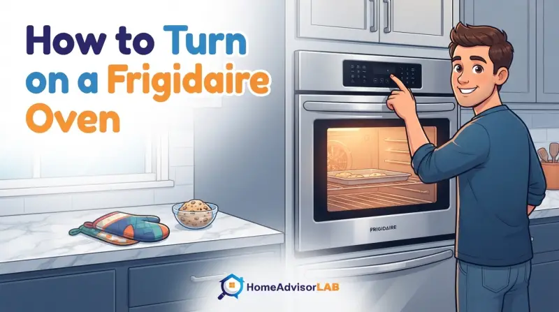 How to Turn on a Frigidaire Oven