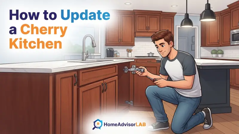 How to Update a Cherry Kitchen