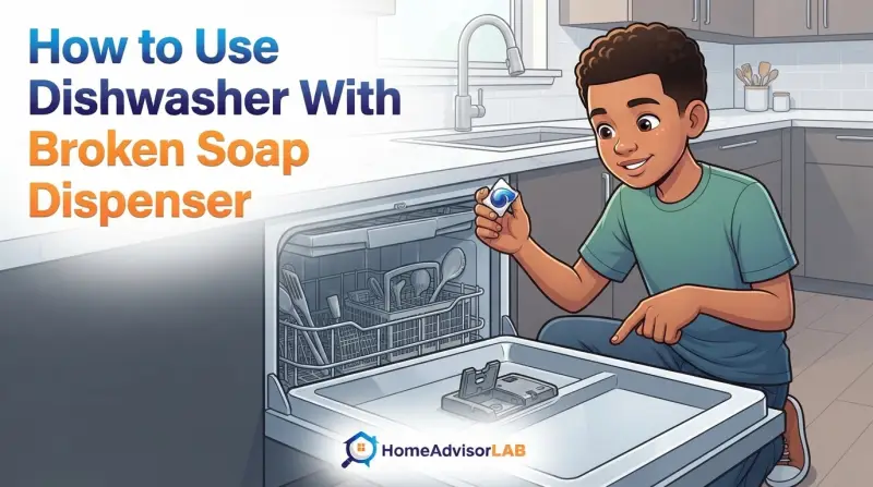 How to Use Dishwasher With Broken Soap Dispenser