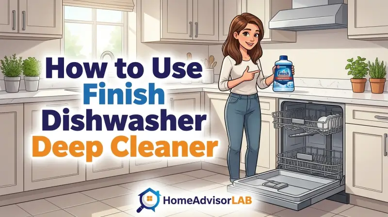 How to Use Finish Dishwasher Deep Cleaner