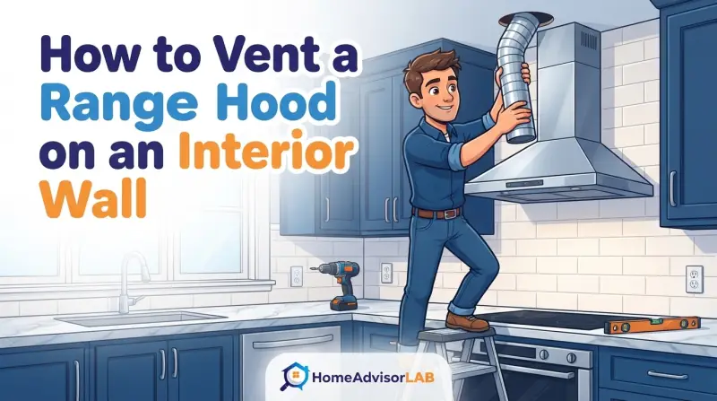 How to Vent a Range Hood on an Interior Wall