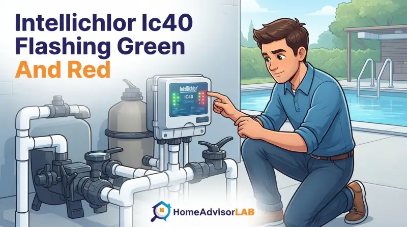 Intellichlor Ic40 Flashing Green And Red