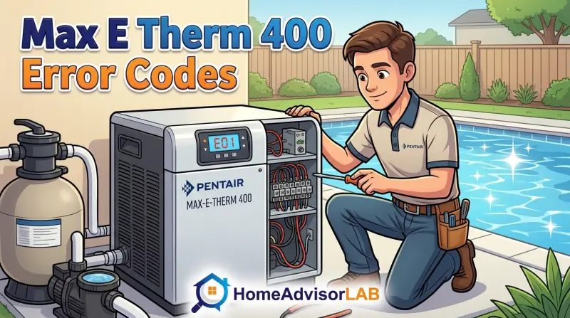 Max E Therm 400 Error Codes