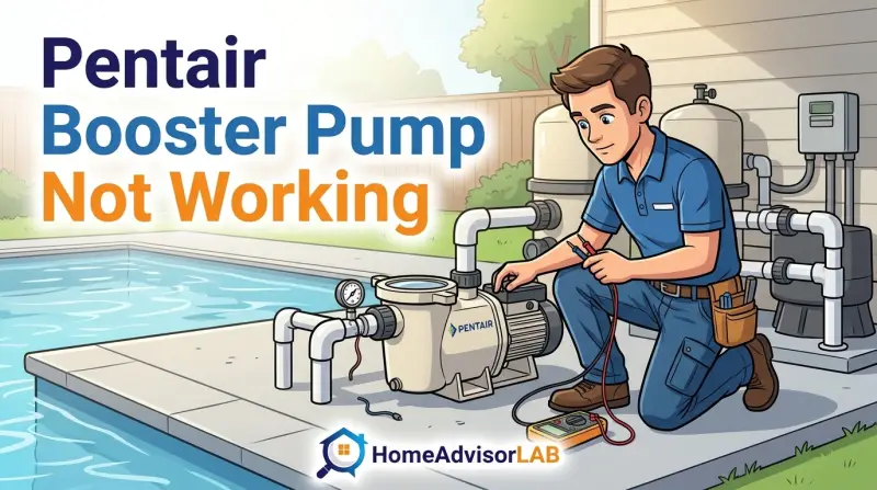 Pentair Booster Pump Not Working