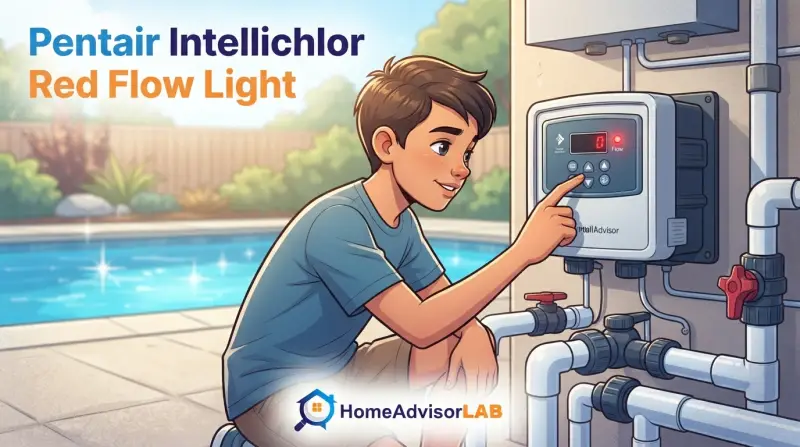 Pentair Intellichlor Red Flow Light