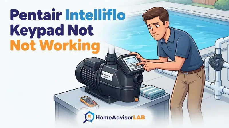 Pentair Intelliflo Keypad Not Working