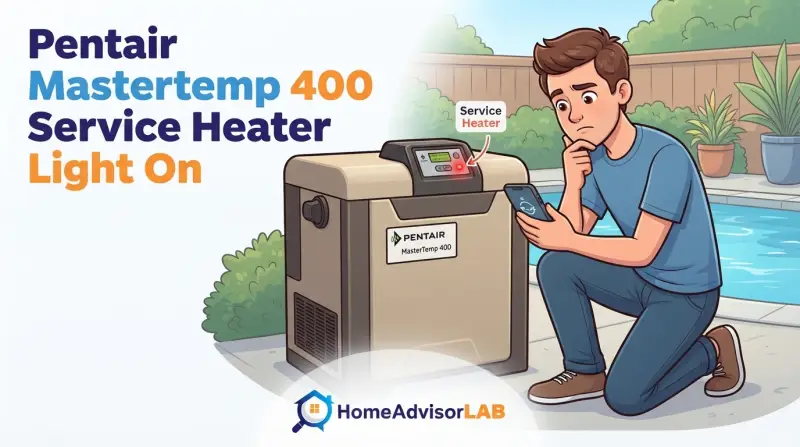 Pentair Mastertemp 400 Service Heater Light On