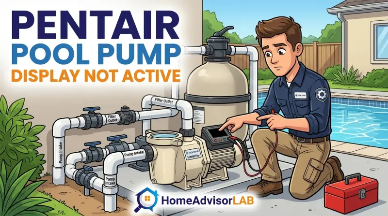 Pentair Pool Pump Display Not Active