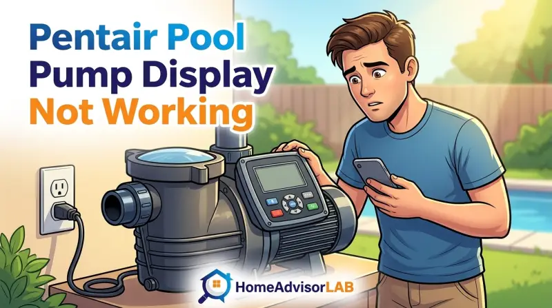Pentair Pool Pump Display Not Working