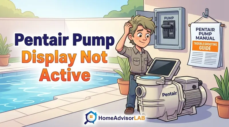 Pentair Pump Display Not Active