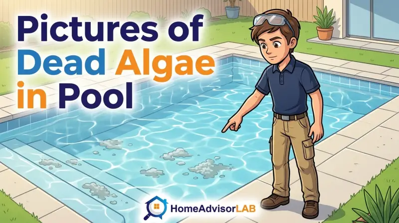 Pictures of Dead Algae in Pool