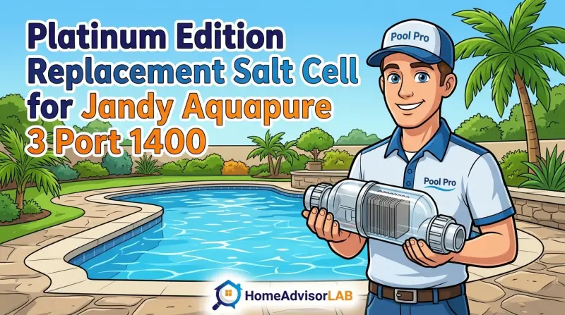 Platinum Edition Replacement Salt Cell for Jandy Aquapure 3 Port 1400
