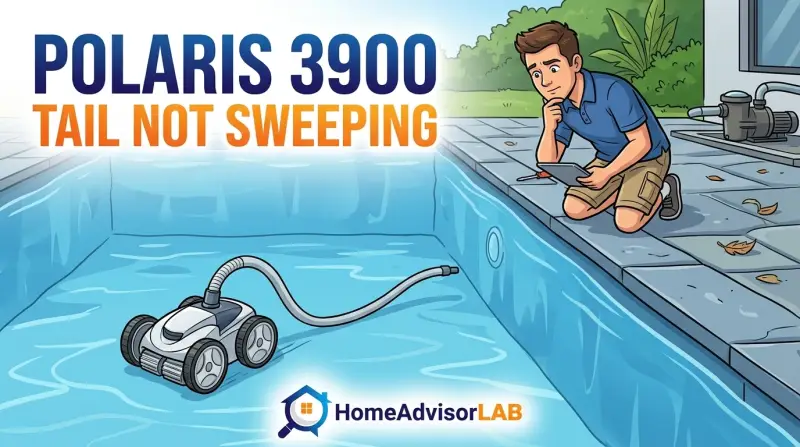 Polaris 3900 Tail Not Sweeping