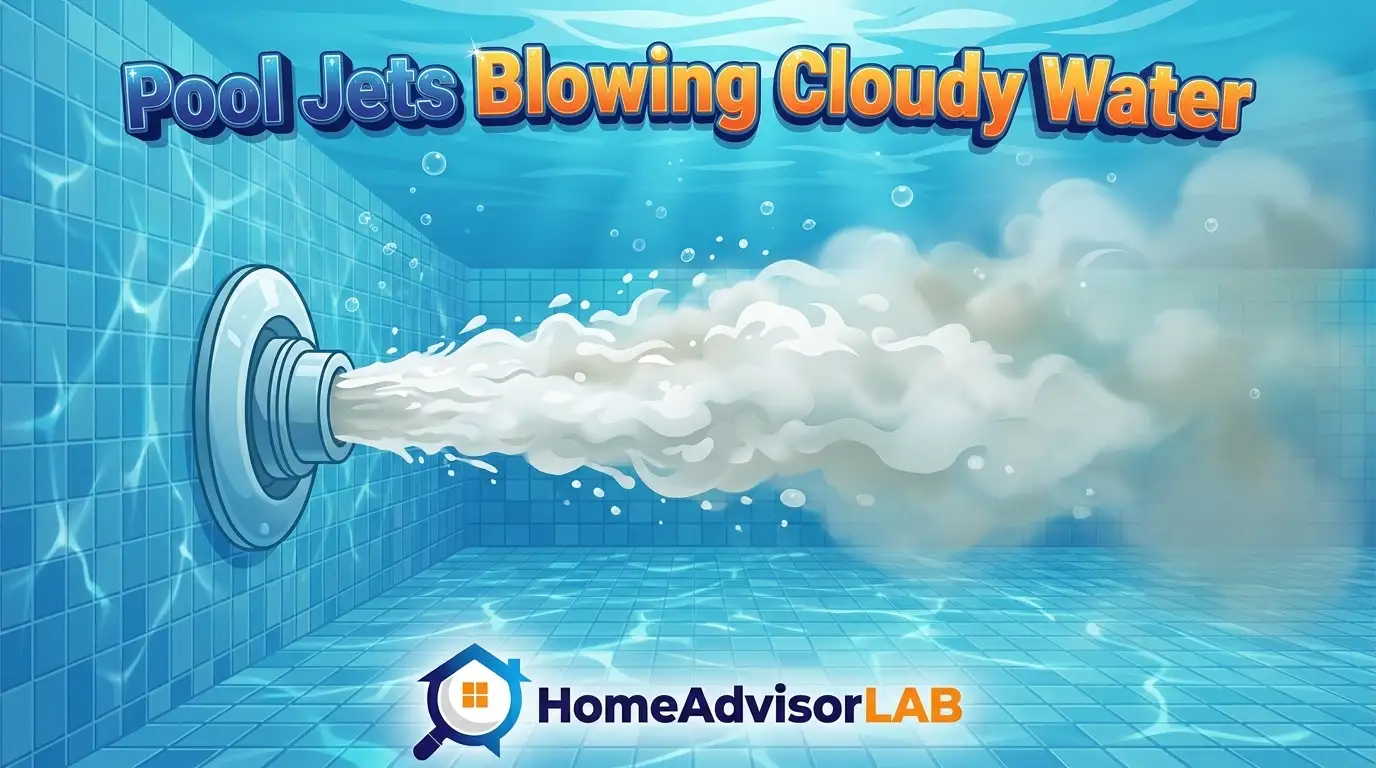 Pool Jets Blowing Cloudy Water