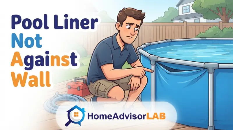 Pool Liner Not Against Wall