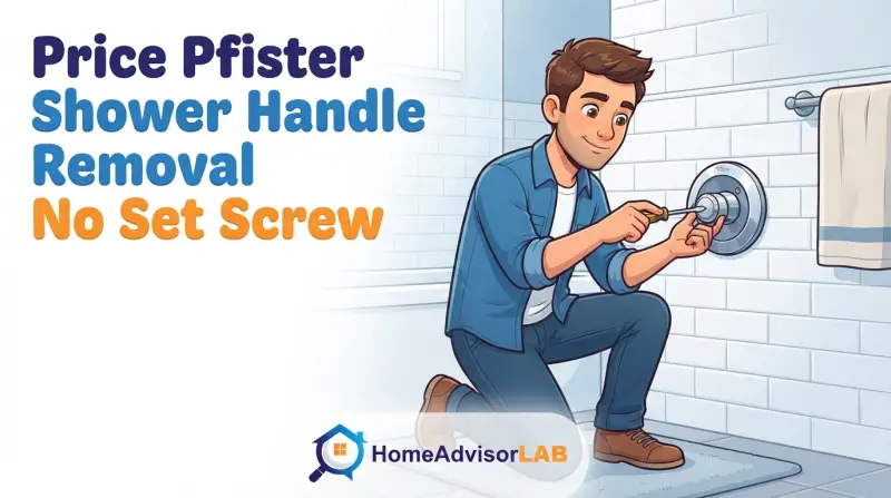 Price Pfister Shower Handle Removal No Set Screw