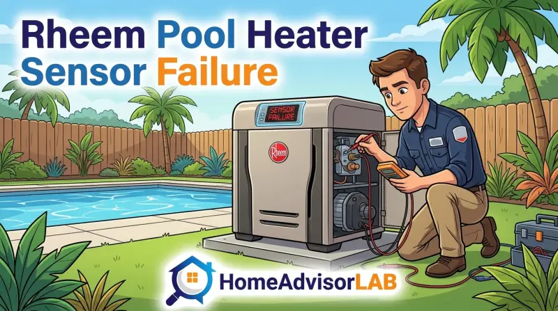 Rheem Pool Heater Sensor Failure
