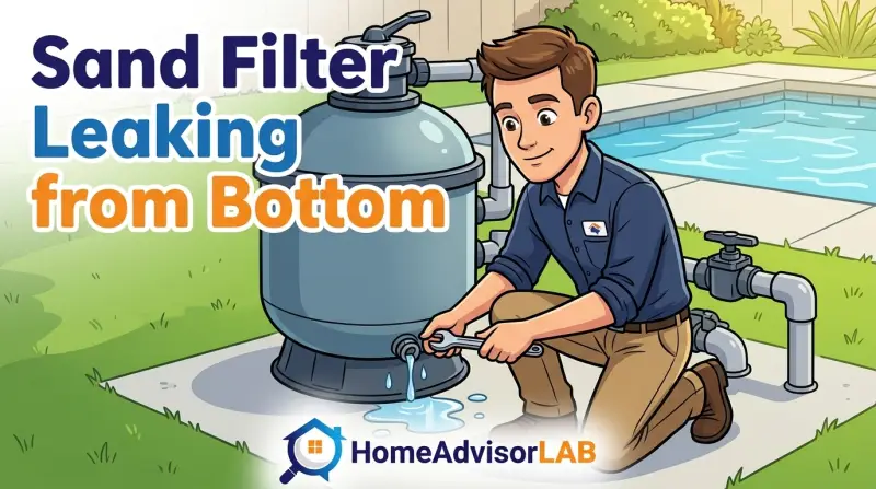 Sand Filter Leaking from Bottom