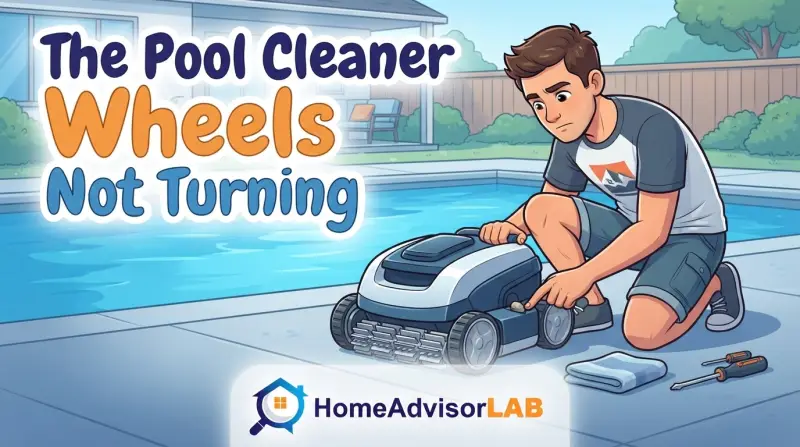 The Pool Cleaner Wheels Not Turning