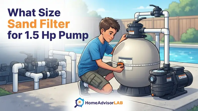 What Size Sand Filter for 15 Hp Pump