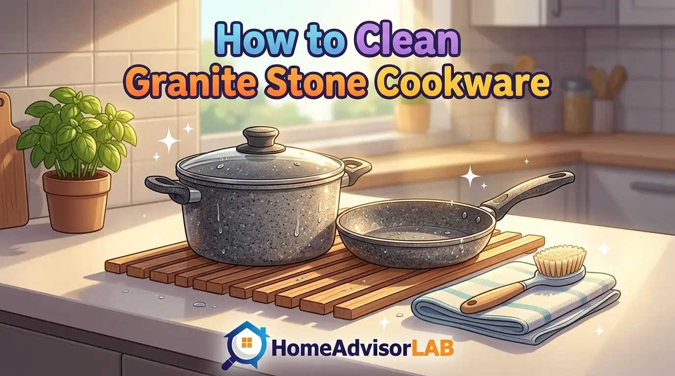How to Clean Granite Stone Cookware