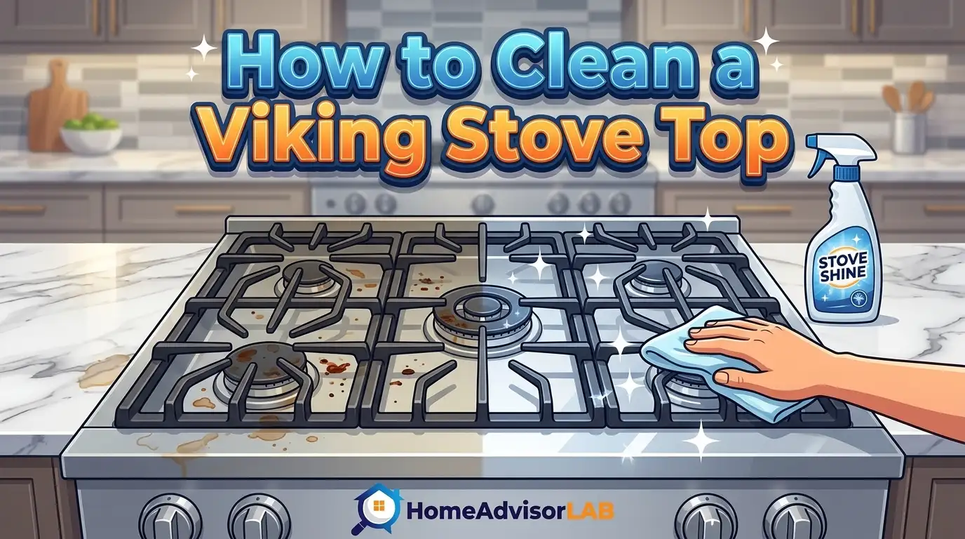 How to Clean a Viking Stove Top