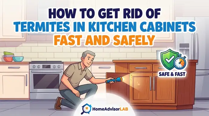 How to Get Rid of Termites in Kitchen Cabinets Fast and Safely