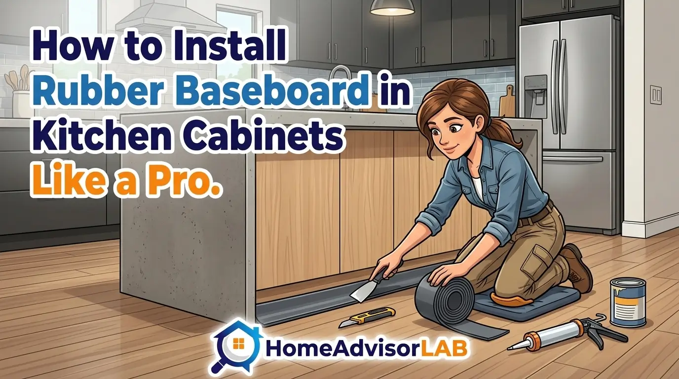 How to Install Rubber Baseboard in Kitchen Cabinets Like a Pro-FI
