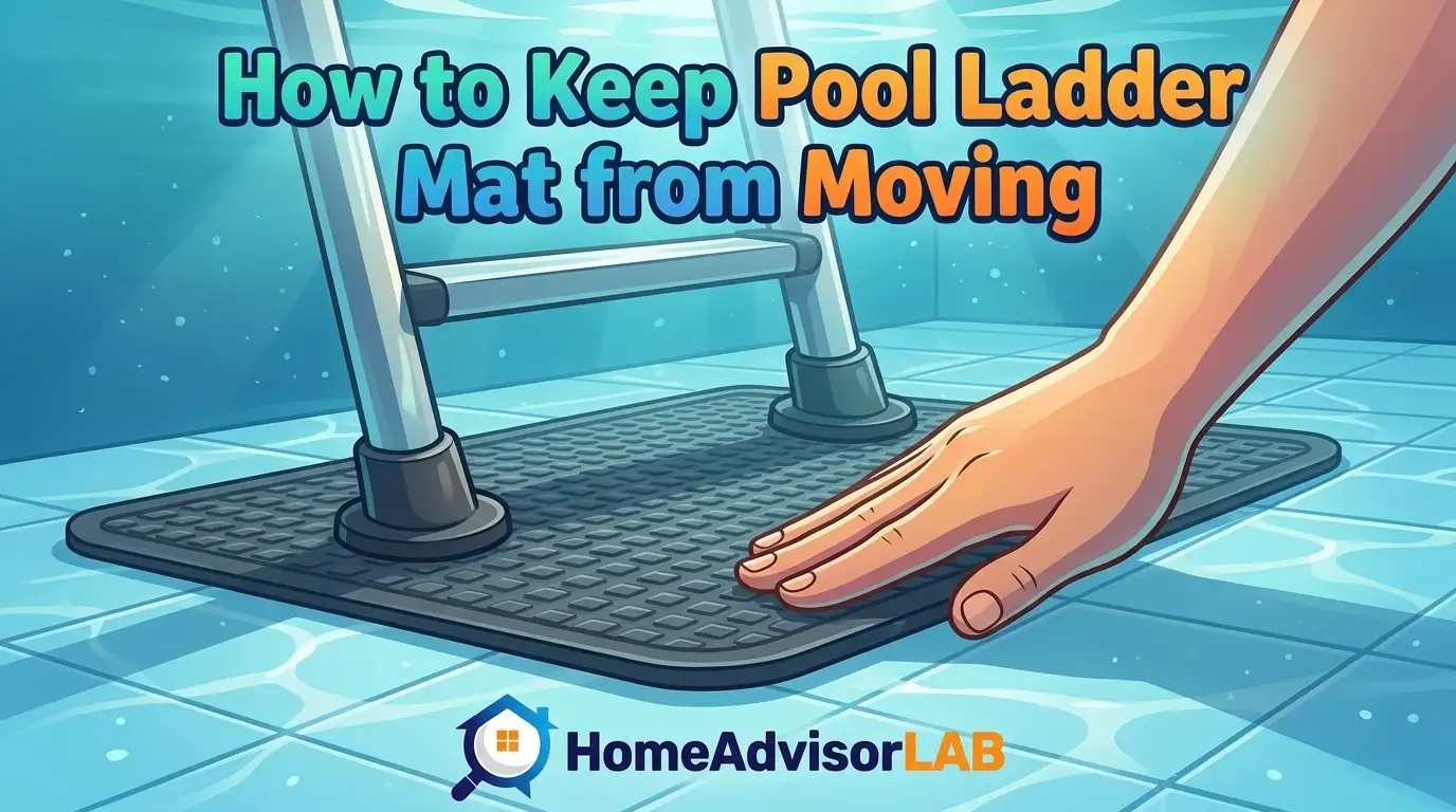 How to Keep Pool Ladder Mat from Moving