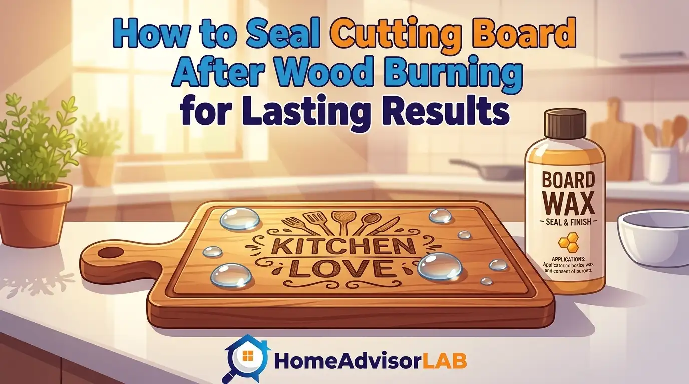 How to Seal Cutting Board After Wood Burning for Lasting Results