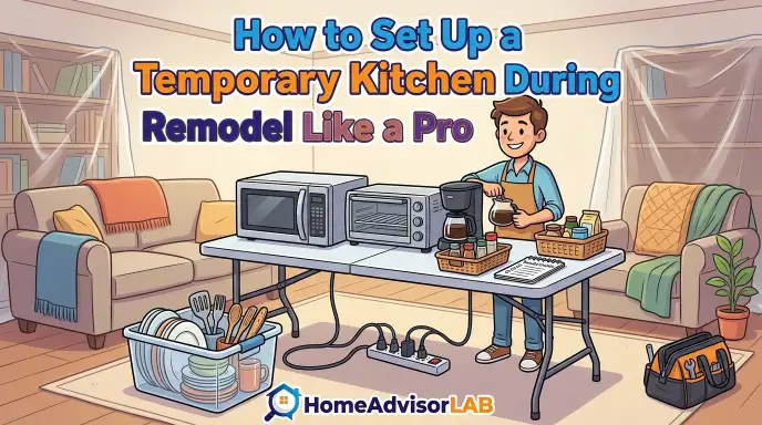 How to Set Up a Temporary Kitchen During Remodel Like a Pro