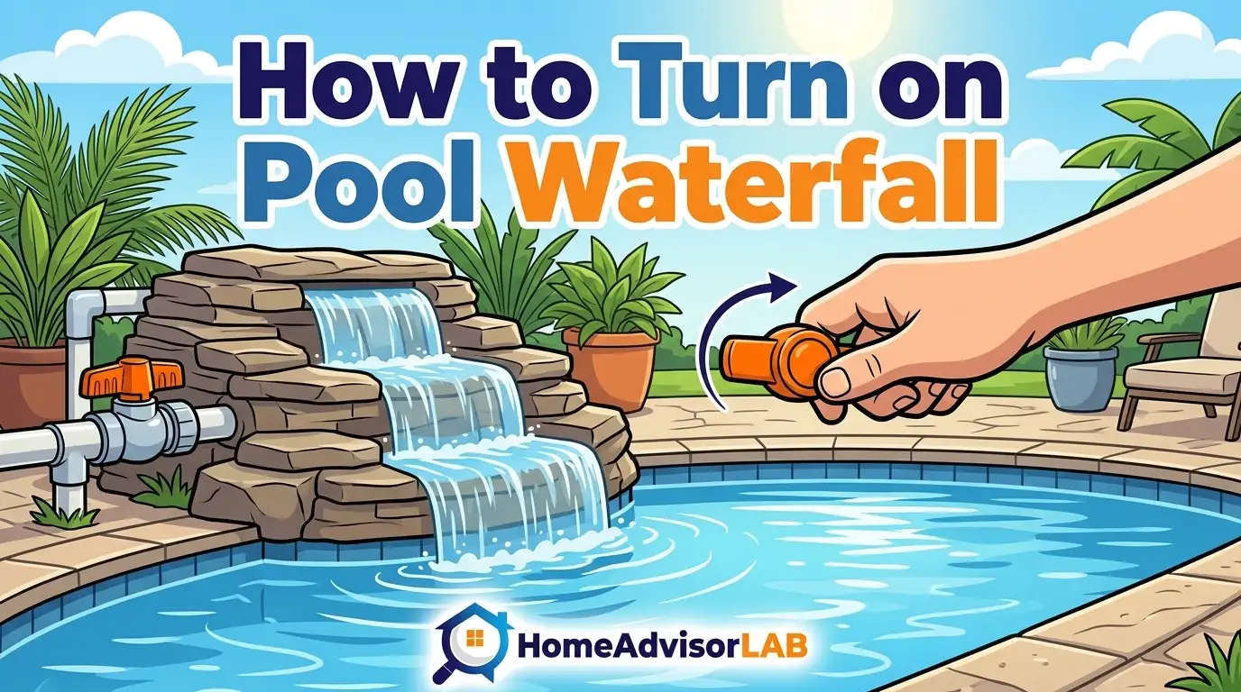 How to Turn on Pool Waterfall