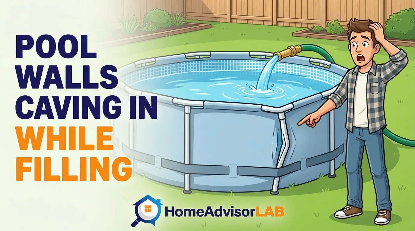 Pool Walls Caving in While Filling