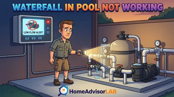 Waterfall in Pool Not Working