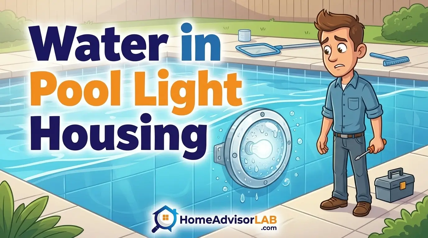 Water in Pool Light Housing